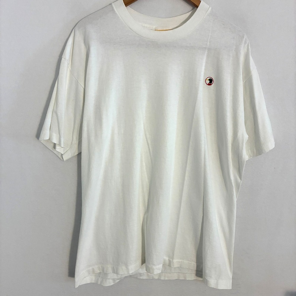 Vtg Duck Head USA Made Shirt Men's L Embroidered Logo Single Stitch Outdoor